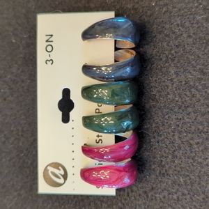 Fashion Hoop Earrings Set